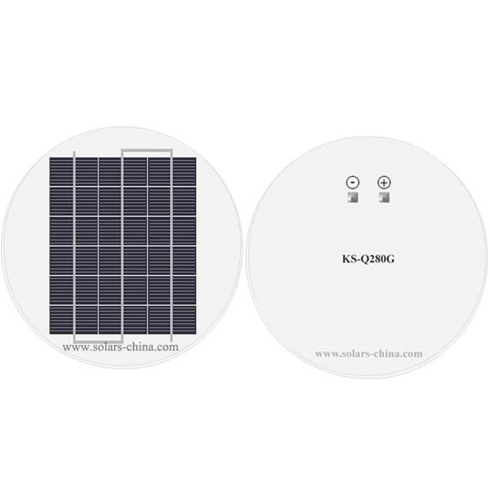 5W Pannelli Solari Circolare